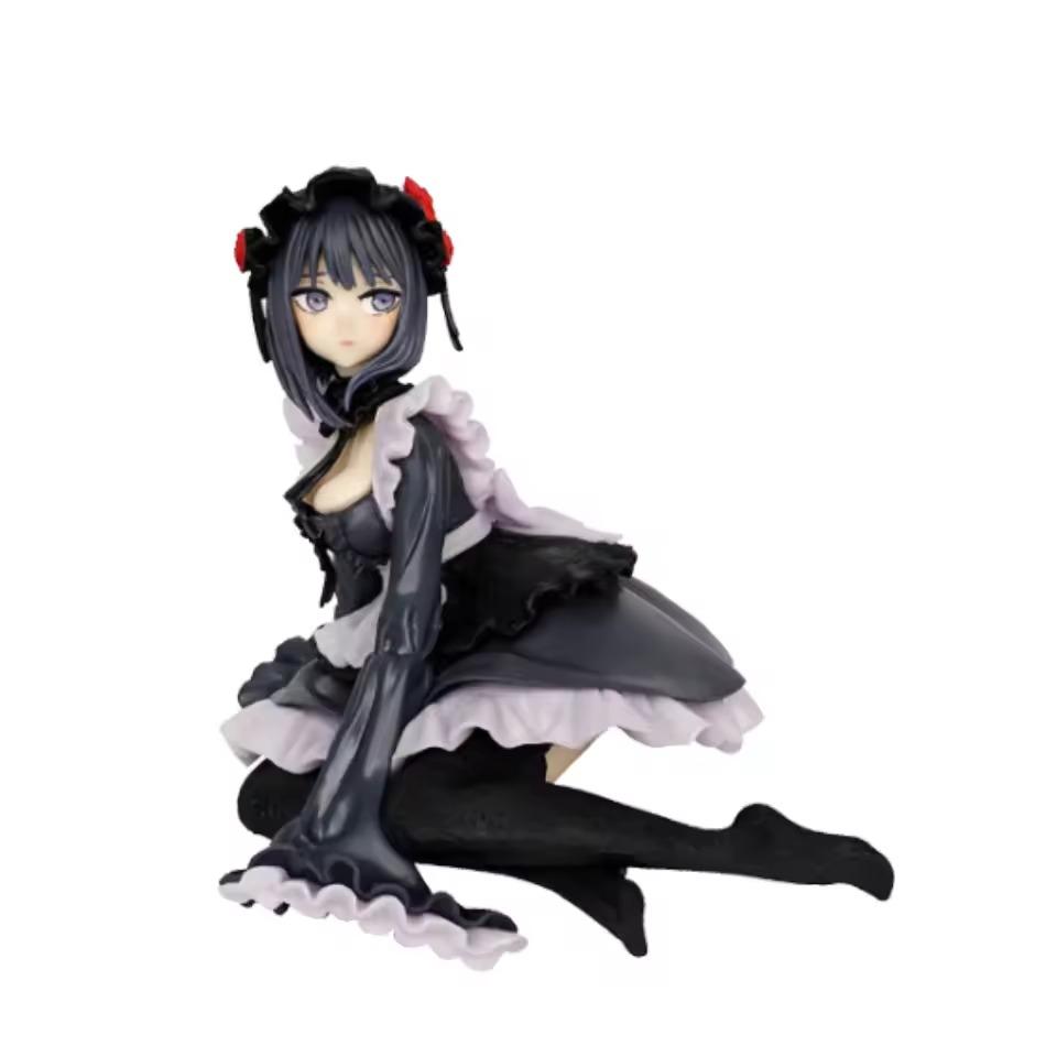 2 Kinds My Dress-Up Darling Anime Figure Black Maid Outfit Kitagawa Marin Action Figure Shizuku Kuroe Figurine Collection Models
