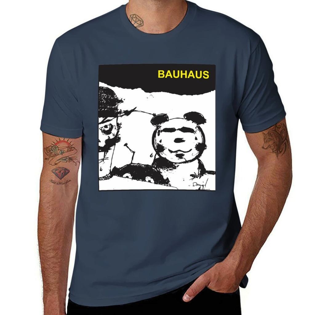 Bauhaus Shirts Mask Essential Classic 100% T for T-Shirt Man Shirts Cotton Men Casual T Man
