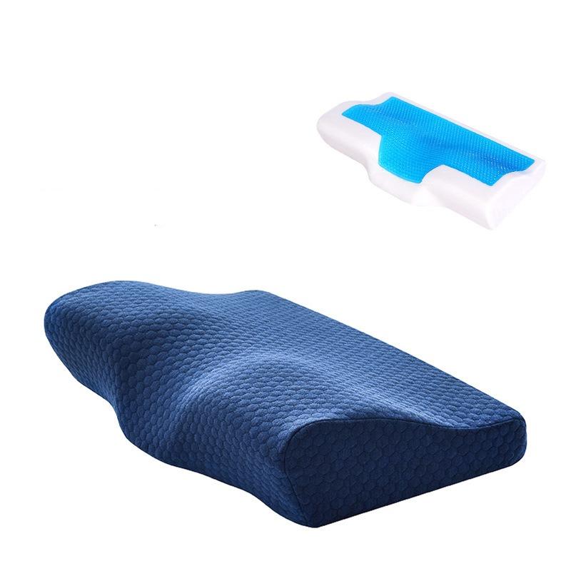 Pillow Gel Memory Pillow Slow Rebound Memory Cotton Butterfly Wave Pillow Core Gel Pillow