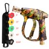2026 New Personalized Graffiti Washer Spray Gun, Aluminum Valve Copper Head, 5-Piece Color Nozzle Set, 1/4" Quick Connect for Ou