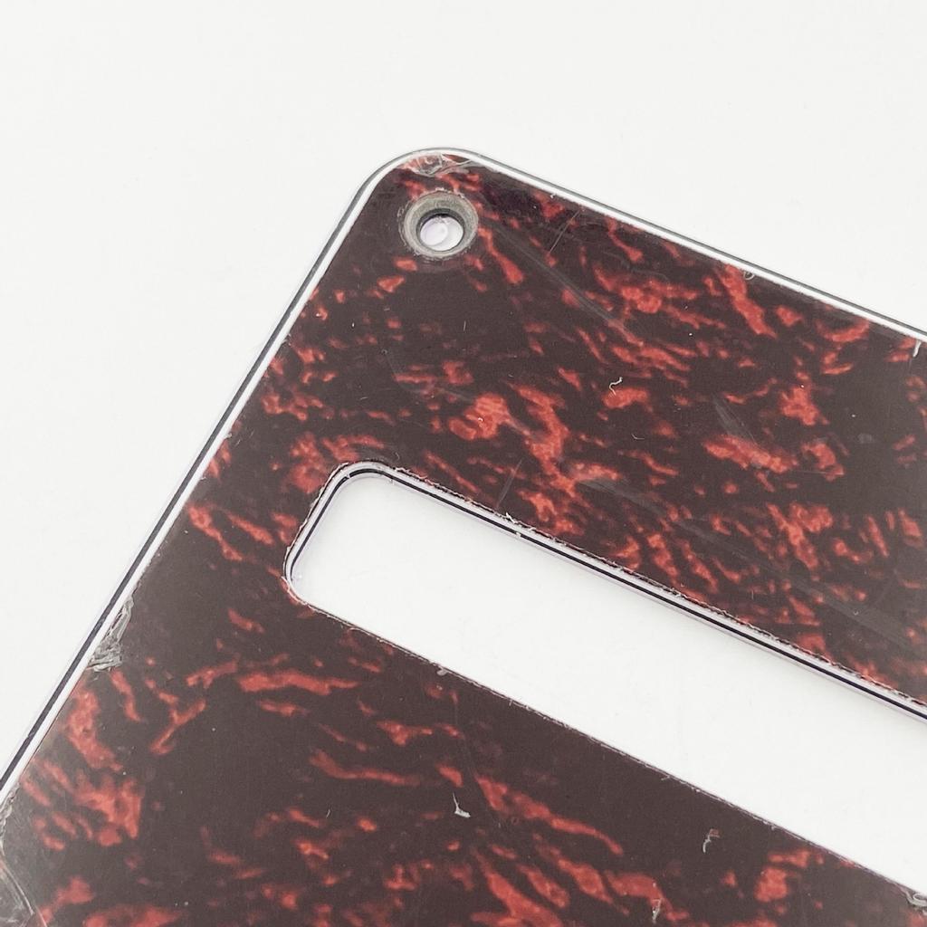 Electric Guitar Back Plate Three-Layer PVC Pearl-Finish Guitar Back Plate Spring Compartment Cover Plate Back Plate with Offset Slotted Holes