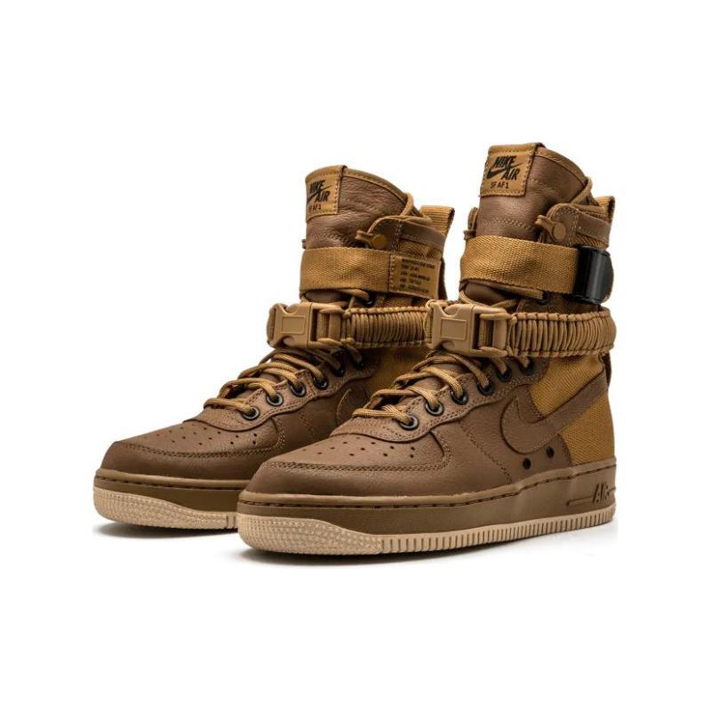 Nike SF Air Force 1 Golden Beige Women's Sneakers 857872-200
