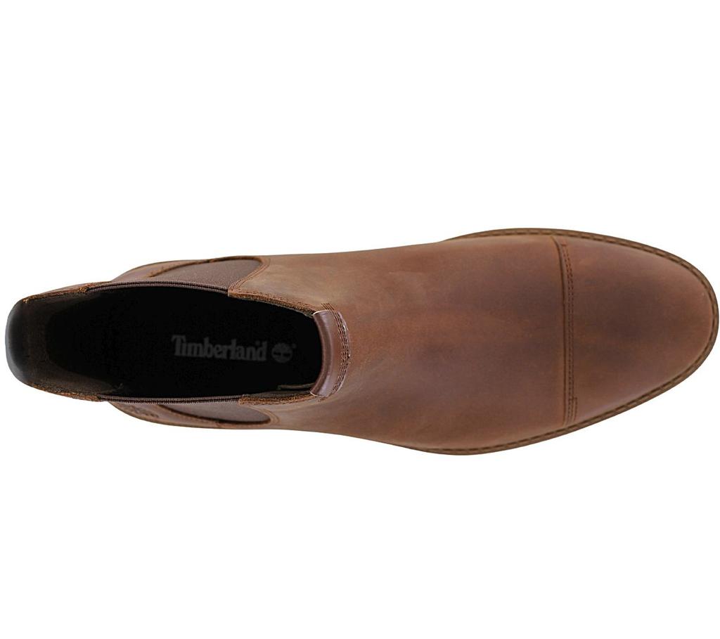 Timberland Elmhurst Mid Chelsea Boot - Men's Ankle Boots Leather Brown TB0A29N5-F13 ORIGINAL