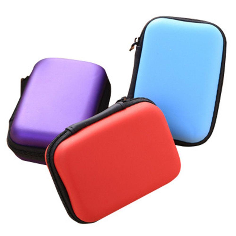 Case External Drive Protector Earphone Box Hard Disk Case HDD Bag EVA Storage Box Zipper Pouch