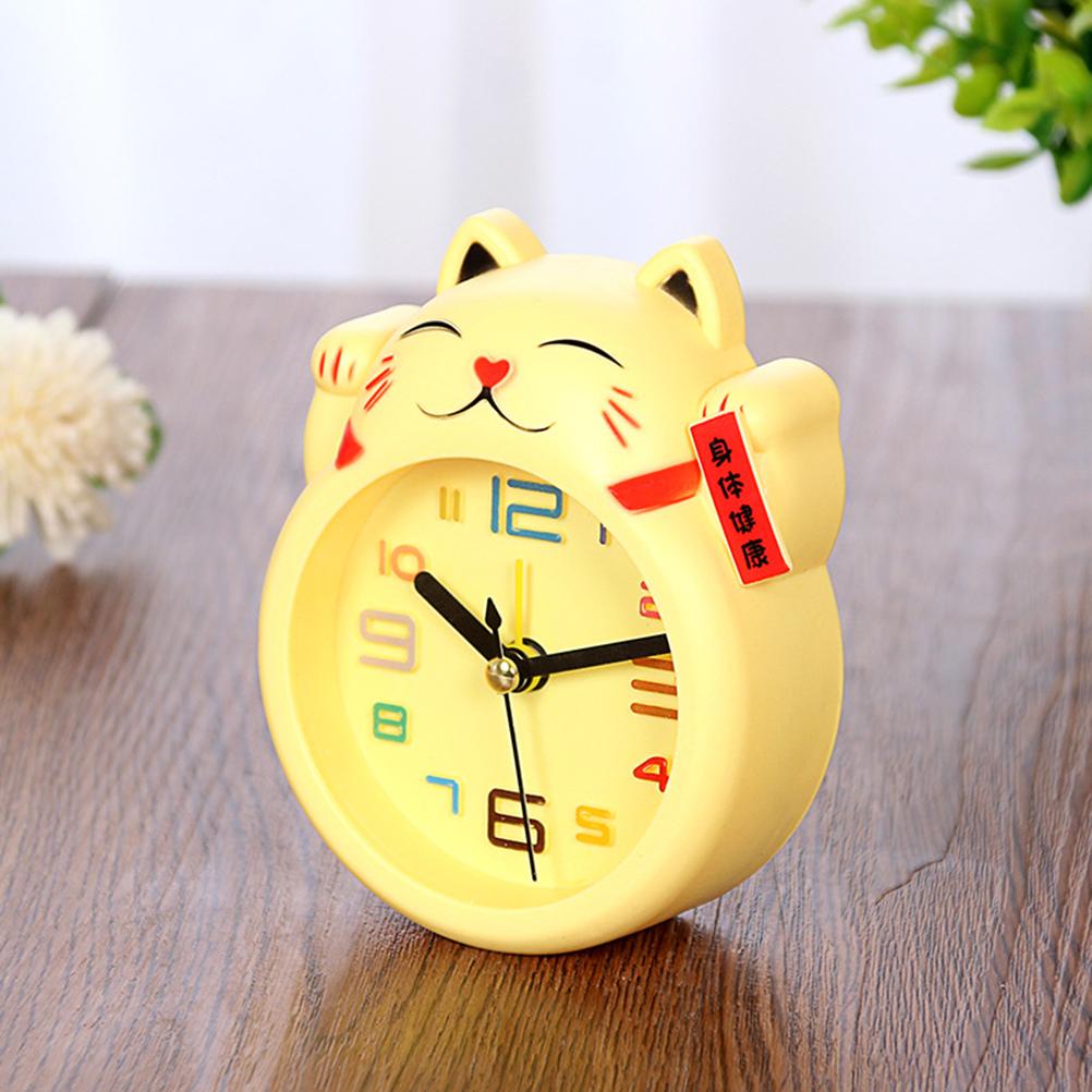 Silent Alarm Clock Cartoon Desk Clock Creative Table Clock Home Decor Clocks Bedroom Living Room Accessories Gadgets