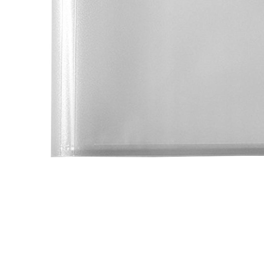 Aktenmappe A3 Größe Mehrere Fächer PP Transparent Runde Kante Dokumentenorganisator mit Schnallenverschluss für Büro Schule Studenten