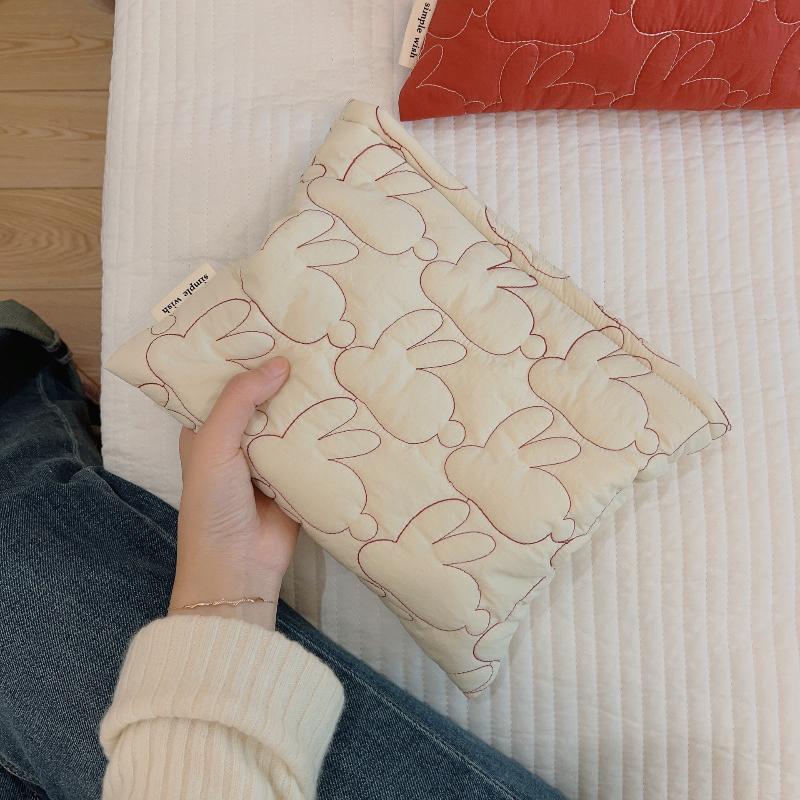 

2025 Cute Rabbit Travel Cosmetic Lipstick Purse Storage Bag Kawaii Women Makeup Handbags Organizer Wallet Pouch Pencil Case Bags A