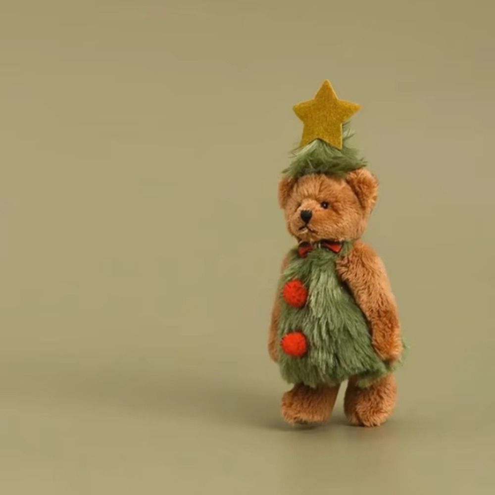 Cartoon Christmas Plush Bear Lovely Cute Bear Plush Dolls  Christmas Decoration