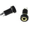 3.5mm Stereo Panel Mount Jack 2PCS 3.5mm 1/8Inch Mini Female Stereo Panel Mount Solder Headphone Socket Connector