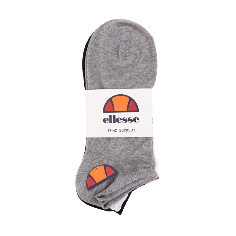 Chaussettes courtes imprimé logo coloré x3 Homme ELLESSE