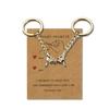 2pcs Creative Finger Key Chains Bag Charm Hand-In-Hand Keychain  New Year Gifts
