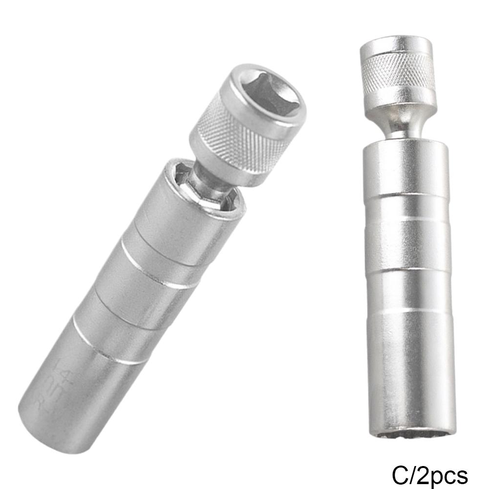 14mm 16mm Spark Plug Socket Wrench Adapter Auto Car Repair Nozzle Spark Plug Disassembly Repair Tool Accessories