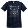 Screaming Woman Graphic T Shirt Distressed Art W/ Antlers Horror Tee