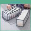 Japanese Style Underwear Organizer With Divided Compartments For Drawer Storage And Closet Use