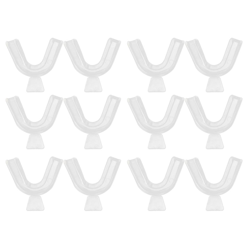 2-12 STÜCKE Mundschutz Mundschiene Stopp Zähneknirschen Bruxismus Zahnaufhellung EVA Silikon Sport Boxen Zahnschutz Retainer