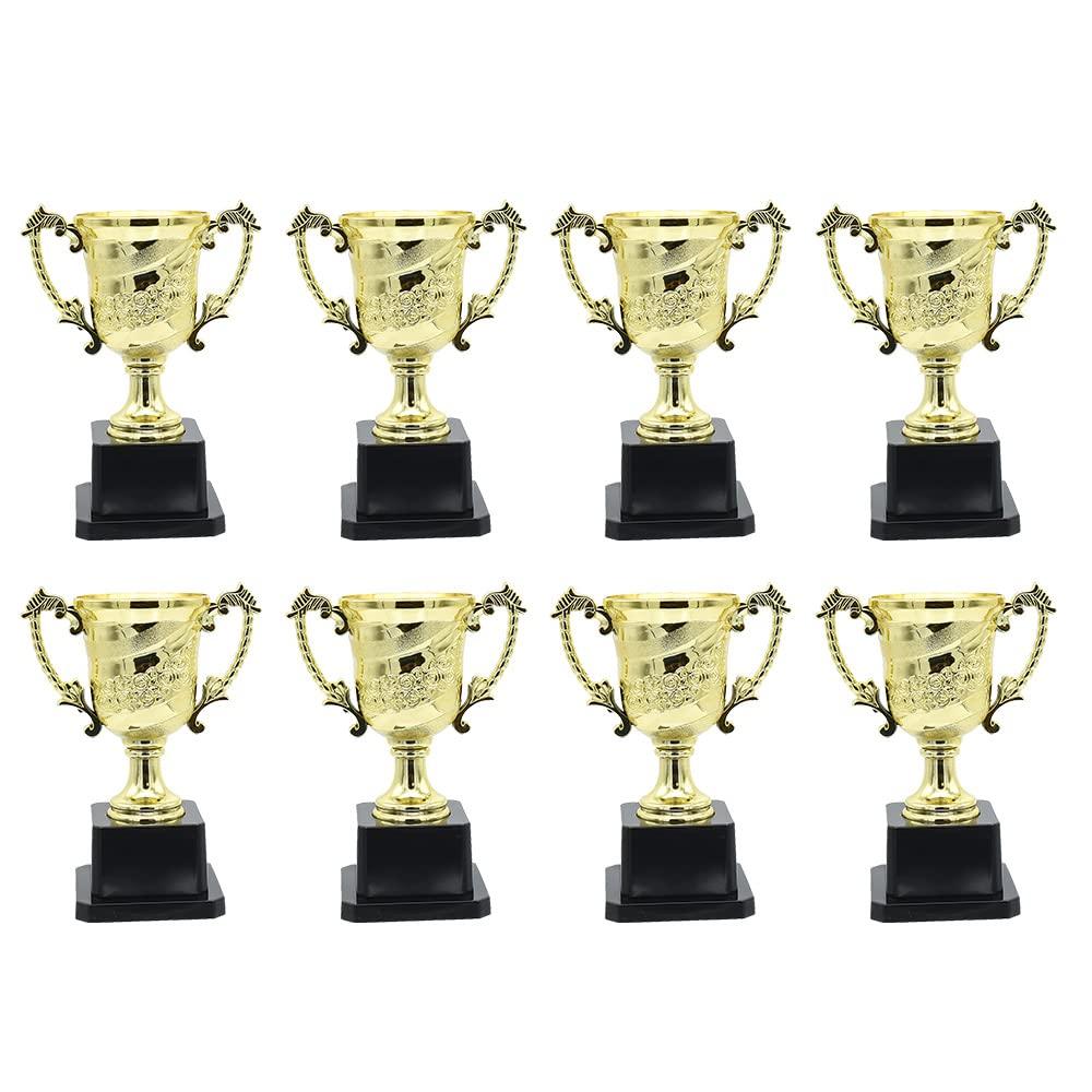 Миниатюрные пластиковые трофеи, Кубки победителя, Игрушки, Награды, Призы, Спортивные дни, Мероприятия, Соревнования (Набор из 8)