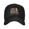 Custom I Make Beer Disappear Whats Your Superpower Funny Drinking Baseball Cap Sports  Adjustable Dad Hat Summer Snapback