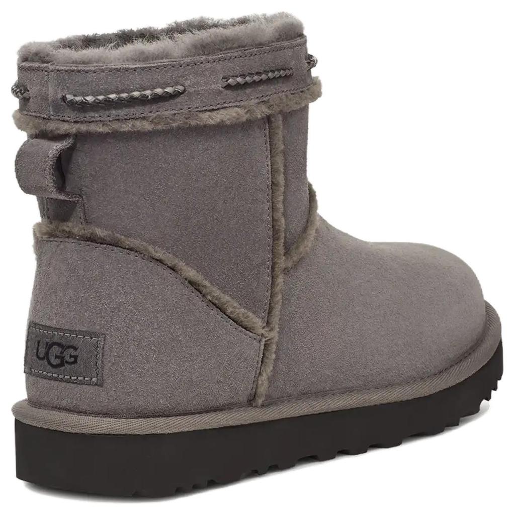 UGG Classic Mini Comfortable Short Snow Boots Unisex Boots Gray 1166751-CHRC