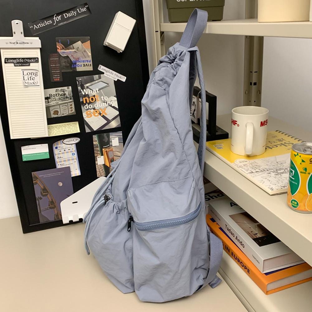 Unisex Lightweight Backpack Large Capacity Hiking Backpack Bag Adjustable Strap Fitness Shoulder Bag for Gym Sports