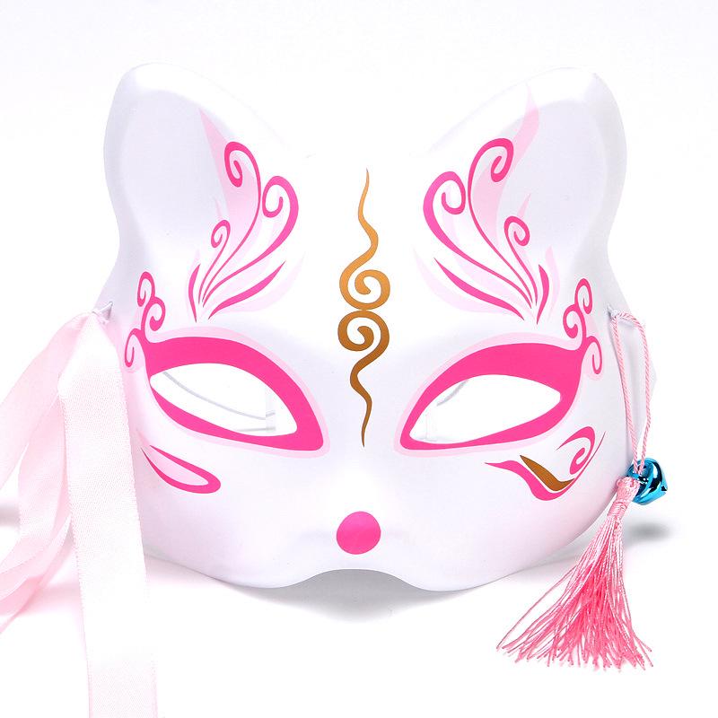 Children's Cute Fox Mask: Half-Cat Face Cosplay Costume for Fun and Safe Performances
