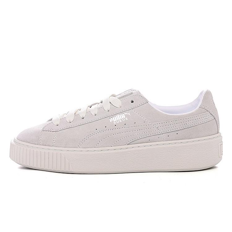 (WMNS) PUMA Suede Platform Gray Women s 365698-02 EU 38.5