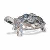 New Crystal Turtle Ornament Mini Chinese Fengshui Lucky Ornament Clear Healing Crystal for Home Office Desk Decoration