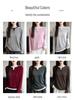 Women's 2025 Autumn/Winter Round Neck Two-Piece Look Wool Knit Long Sleeve Versatile Pullover Sweater Top