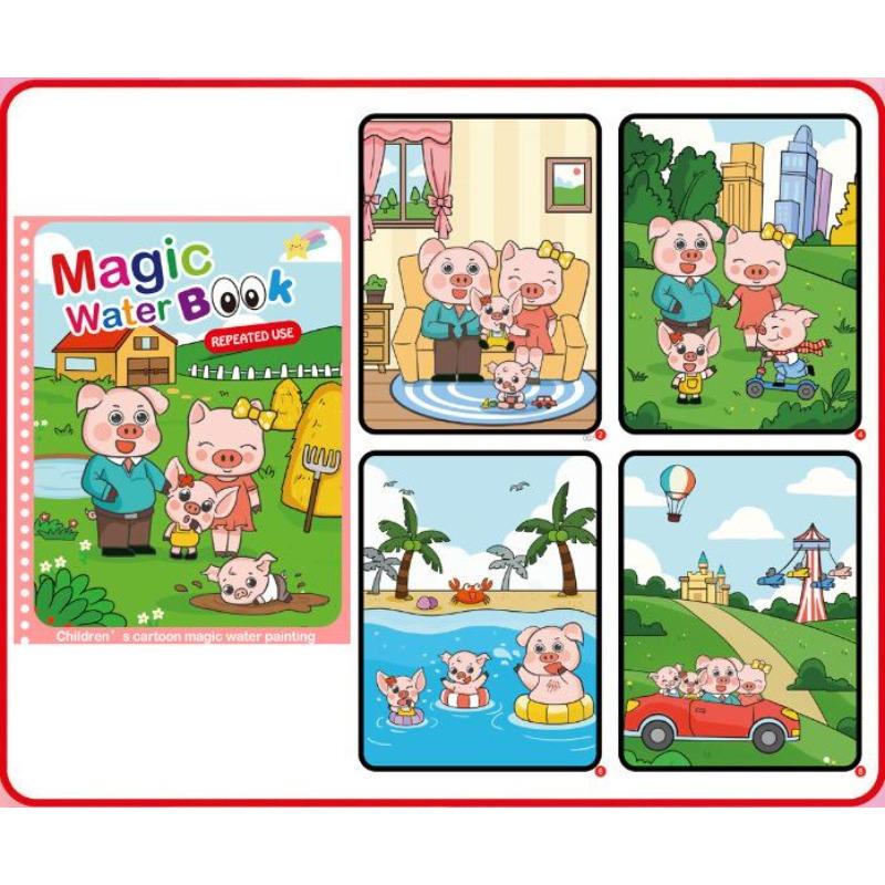 Kids New Magic Water Drawing Books Coloring Books Painting Toys For Kids Birthday Christmas New Year Gift For Boys And Girls