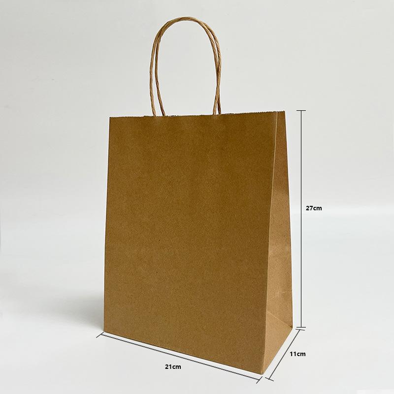 Available: Durable Kraft Paper Tote for Catering, Takeaway, Souvenir, and Gifts