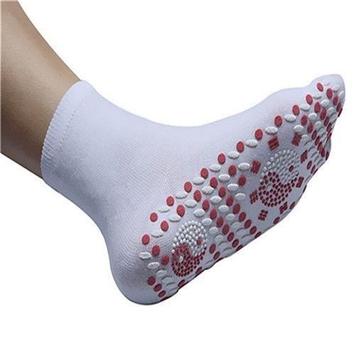 

Chaussettes magnétiques auto-chauffantes,1 пара Chaussettes Auto-chauffantes,Blanc