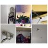 New Pad Eye Wall Hook Plate Deck Stainless Steel Ceiling Mount Hanger U/J-Shaped Black Silver Door Buckle for Fan Lamp