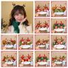 Merry Christmas Decor Children Deer Antler Hair Clip Sequin Christmas Hat Headabnd Children's