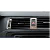 Car stickers stainless steel trim the front air-conditioning outlet decoration Cover Trim for Volkswagen Jetta MK6 2015-2018