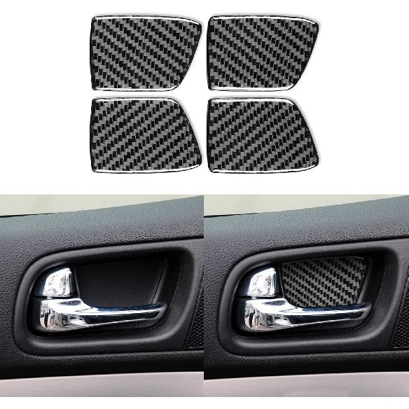 NVCNX Real Carbon Fiber Compatible with Infiniti G35 G37 X S 2007 2008 2009 2010 Sedan Coupe Convertible Car Accessories Interior Trim Dash CD AC