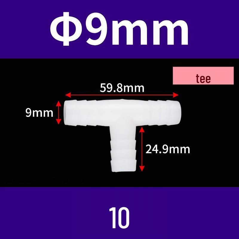 Kunststoffverschraubungen: T-Stück, Winkelstück, Gerade, Reduzierstück, Schlauchverbinder, T-Stück, L-Stück, 1-teilig