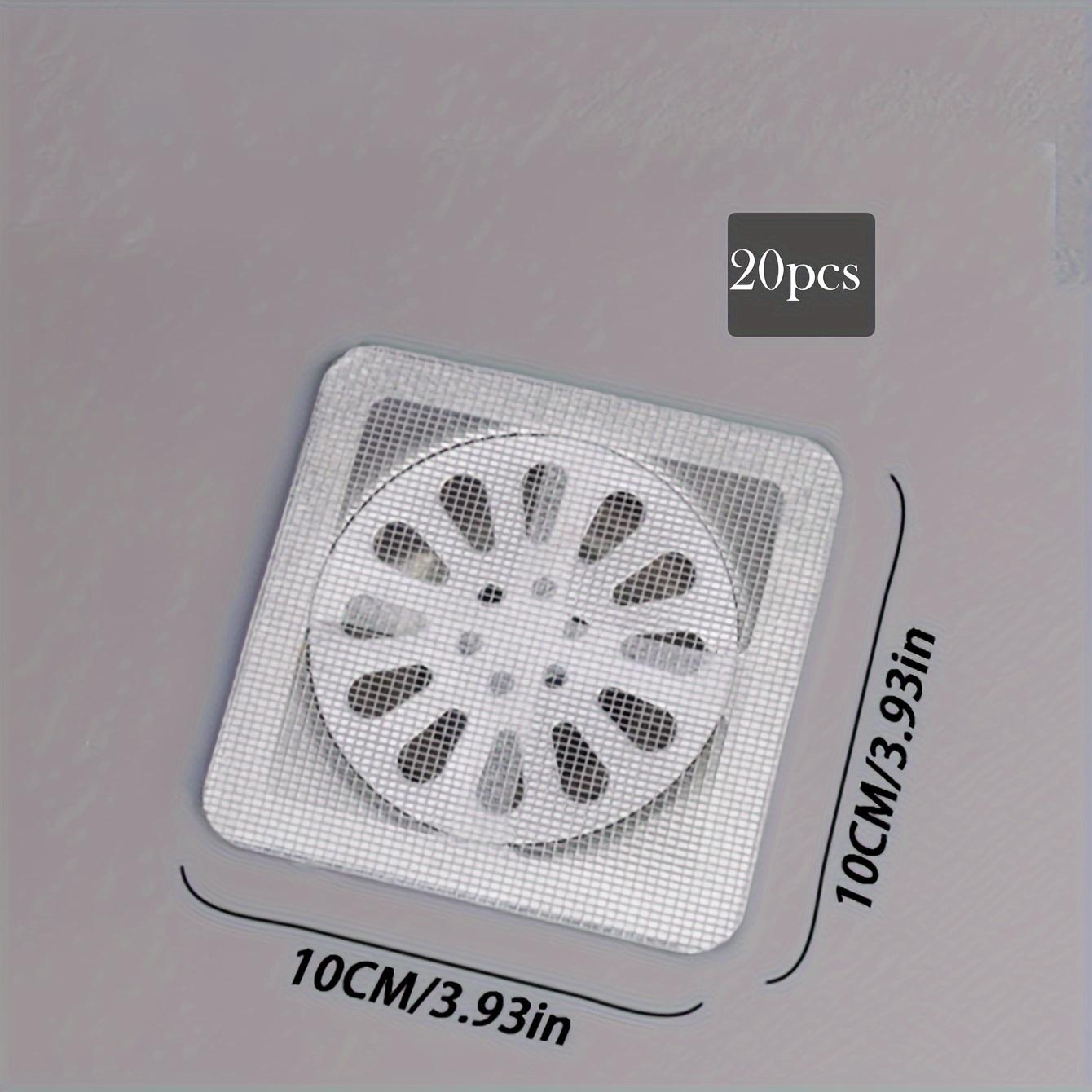 

10/20 Disposable Shower Drain Hair Catcher Mesh Shower Drain Covers Floor Sink Strainer Filter Hair Stopper for Bathroom Kitchen