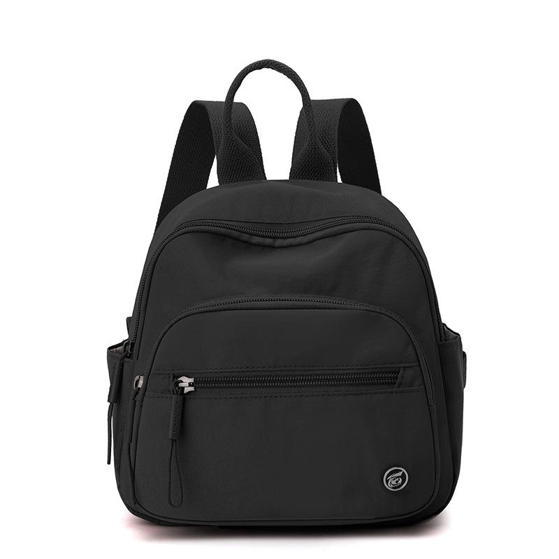 Spring and summer new simple commuter backpack lightweight waterproof puff fabric multi-compartment women s backpack