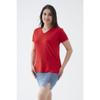 Women's V-neck Large Size T-shirt Cty-cnd-01