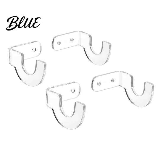 Wall Display for Clear Hanger Acrylic Rack Stand Transparent Swords Mounted Horizontal Holder with Screws
