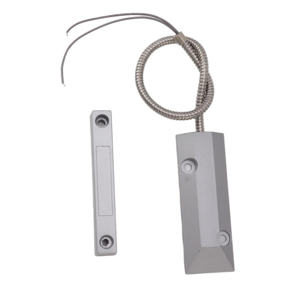 Overhead Garage Door Sensor, Wired Alarm, Magnetic Contact Sensor with Strong Magnet Adsorption, Roller Shutter Security Alarm with High Sensit