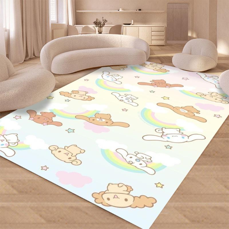 Covor Covoraș Desen Animat Disney Cinnamoroll Câine S-anrio pentru Casă Living Dormitor Decor Sofă Covor Copii Covoraș de Podea