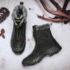 39-47 Herren Plüsch High-Top Outdoor Schuhe Übergröße Wanderschuhe Plüsch Warm Russische Winterstiefel Winterstiefel für Herren