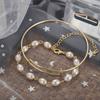 Fashion Punk Curb Cuban Chain Bracelets Set Boho Thick Gold Color Charm Bracelets Bangles For Women Gifts  Trendy Jewelry