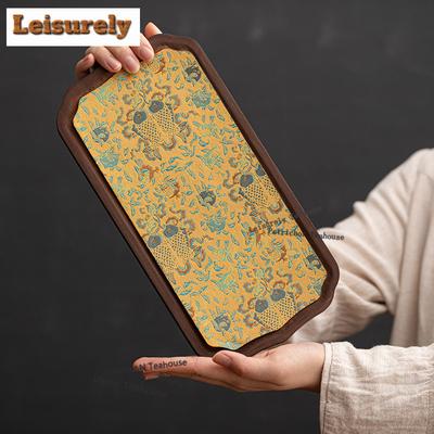 Vassoio da tè rettangolare colore noce Koi Cucina giapponese Tavolo Coffee Storage Board Vassoio Fornito Per Ospitalità Piatti Per Regalo