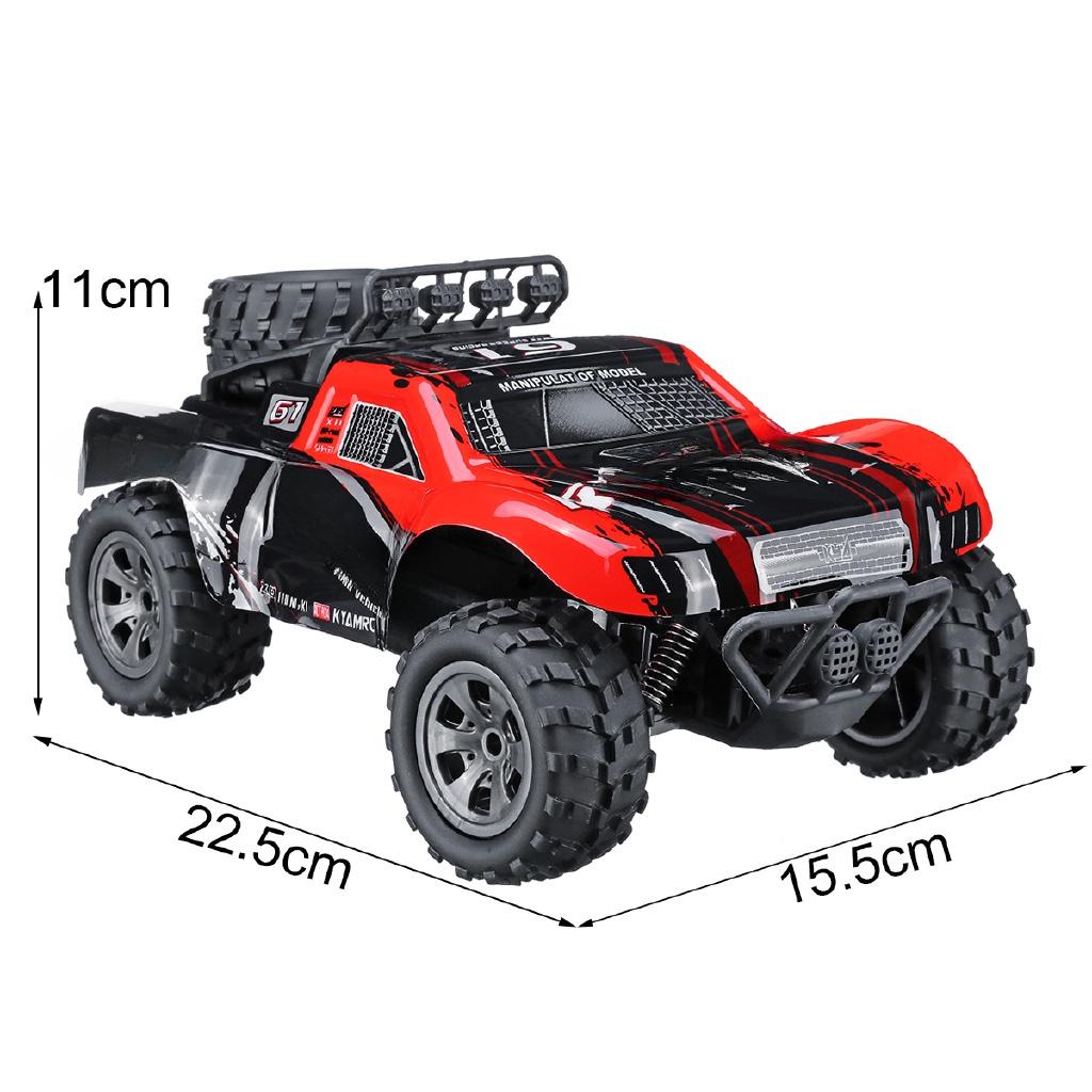 

1:18 Vehicle 50 KM/H Car High Speed RC Electric Truck Off-Road Red/Grey Remote Control