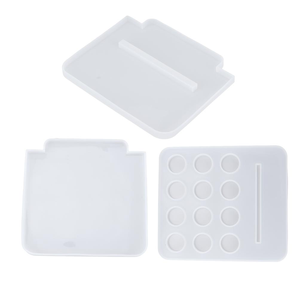 Silicone Resin Molds Display Rack Shape DIY Washable Casting Tool Reusable Craft Accessories
