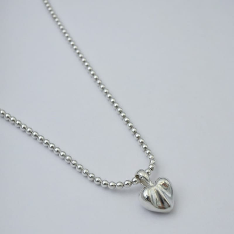 SUIOVE Heart Wave Ball Necklace