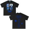 Aitana Cuarto Azul World Tour 2026 Unisex Short Sleeve T Shirt Music Concert Tour Cities Print Black Tee Oversized Streetwear Casual Cotton Tops