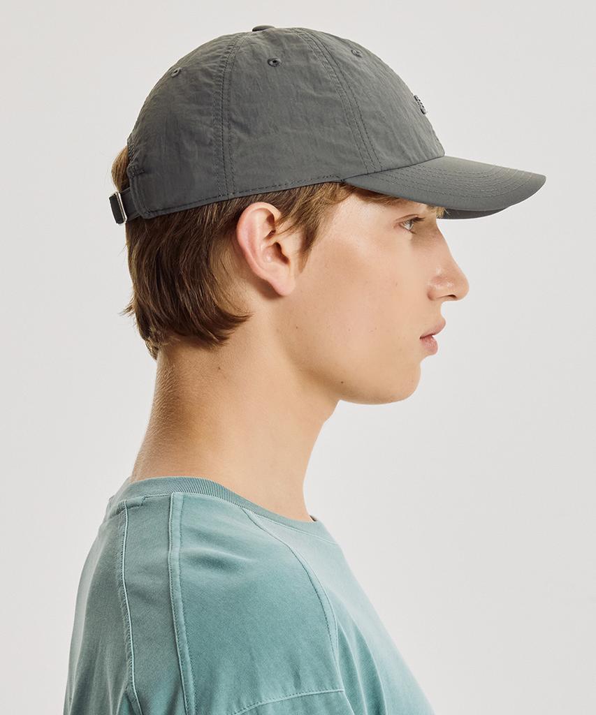 Nyuballanseu Nbgdgf1104 / Small Logo Wappen Nylon Ball Cap (Charcoal)