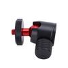 Mini Tripod Ball Head with 1/4 Inch Screw and Hot Shoe Mount Adapter for DSLR Camera Ring LightRed Ball
